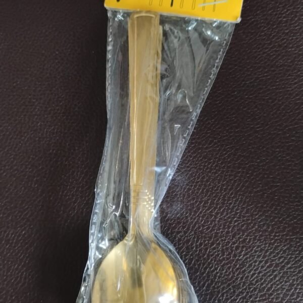 Premium Luxurious Stainless Steel Coated Spoons (6 Pcs Set / Golden)