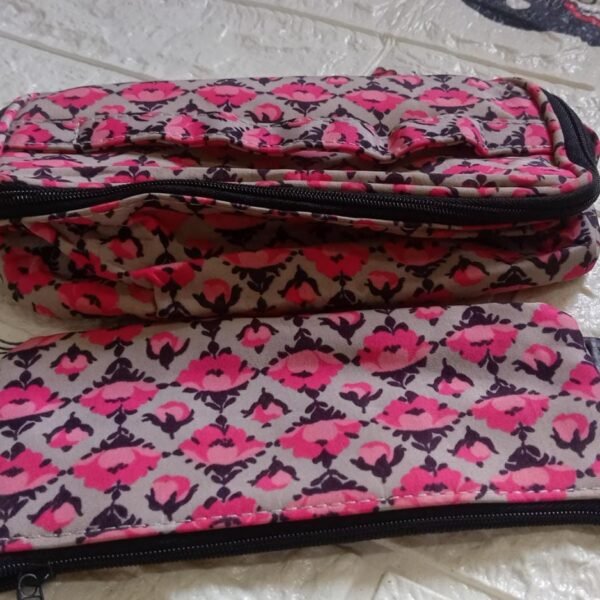 Travel Makeup Bag with Small Pouch – Waterproof Cosmetic Organizer