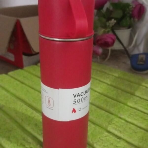 9135126d-90af-4b9d-8bbe-c0c6e074374a.jpg Stainless Steel Vacuum Insulated Water Bottle With Coffee / Tea Mug (500 ML)