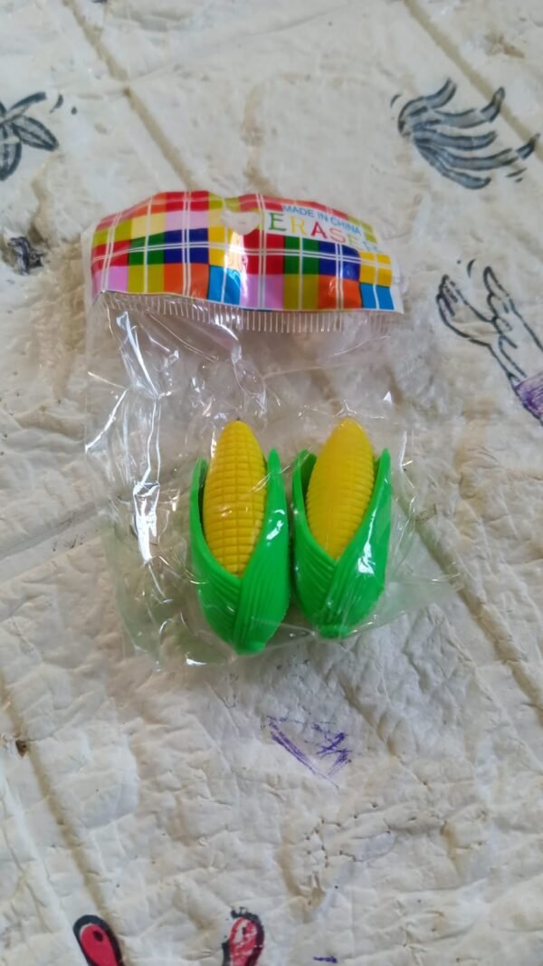 916f94d2-8ae9-40bc-b7fc-c19091377757_7726ac3b-78e1-44bb-884d-c648a25c88db.jpg Corn Shape School Eraser High Qulaity ( 2 Pc Set )