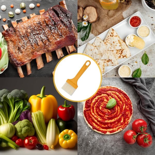 91VZ69agIHL._AC_SL1500.jpg Silicone Basting Brush for Cooking Pastry BBQ & Baking (1 Pc)