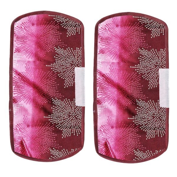 Polyester Fridge Handle Cover Set for Refrigerator Types (2 Pcs, Multi Design)
