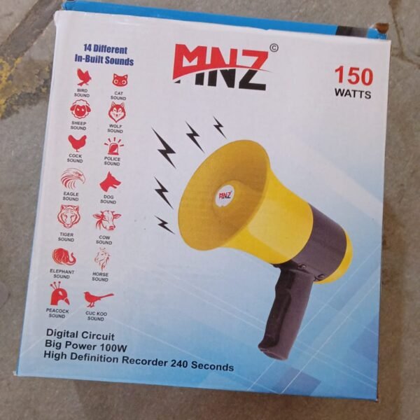 150W Bluetooth Megaphone with PA System, Music & Siren