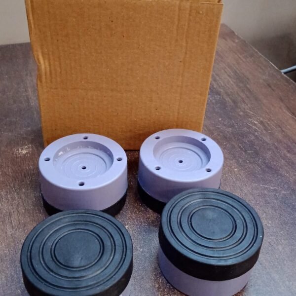 Round Washing Machine Support Pad (4 Pcs Set)