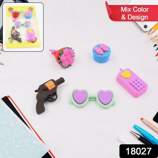 929e9964-0044-43fd-9202-628520d47eaa.jpg Fancy Colorful Eraser Set for Kids’ Parties & School (1 Set, Mixed Design)