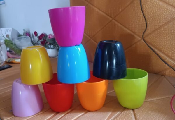 92bb5264-fcf2-4649-88a9-eebb248a3a32.jpg Plastic Flower Valencia (Pot) Home and Outdoor (1 Pc/Mix Colour)