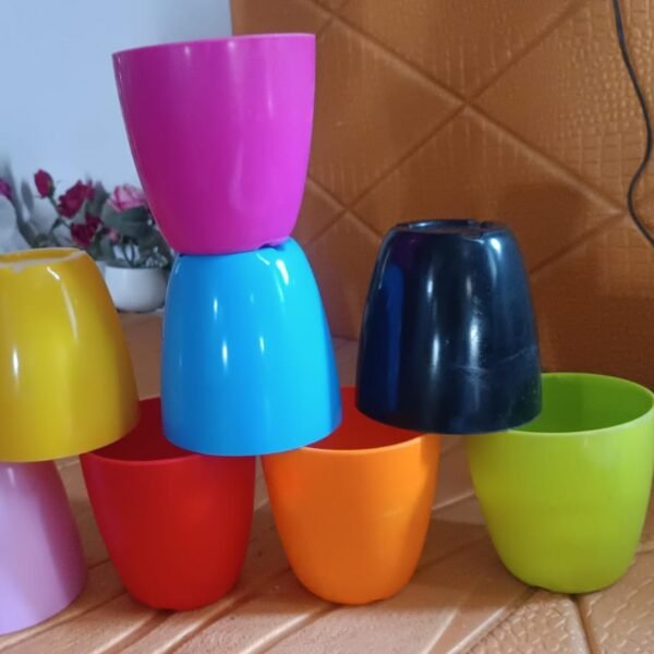 92bb5264-fcf2-4649-88a9-eebb248a3a32.jpg Plastic Flower Valencia (Pot) Home and Outdoor (1 Pc/Mix Colour)