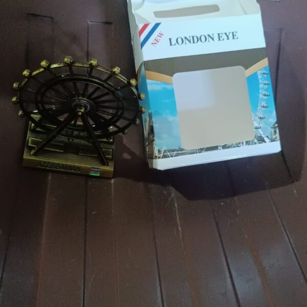 Metal Desktop Table Decoration Cabinet Wheel Tower (1 Pc)