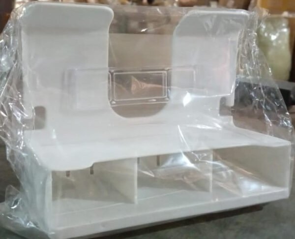 932e7d40-b928-4a7e-b37f-ccbf7a40569c.jpg 3 Compartment Wall Mount Hair Blower, Hair Dryers Holder (1 Pc)