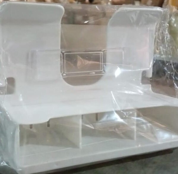 932e7d40-b928-4a7e-b37f-ccbf7a40569c.jpg 3 Compartment Wall Mount Hair Blower, Hair Dryers Holder (1 Pc)