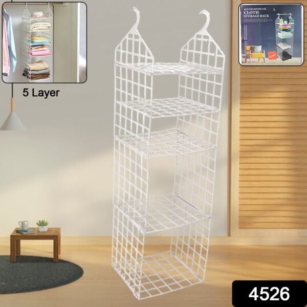 93d8d2e7-bf23-4e3e-9c2a-f1adcc2821c6.jpg MULTIPURPOSE 5 LAYER FOLDING CLOTHES STORAGE RACKS