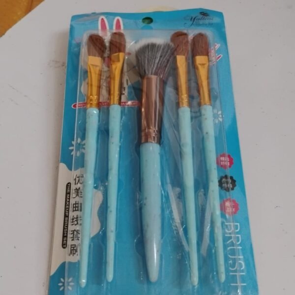 5pc Makeup Brush tools kit (5 Pcs Set / Mix Color)