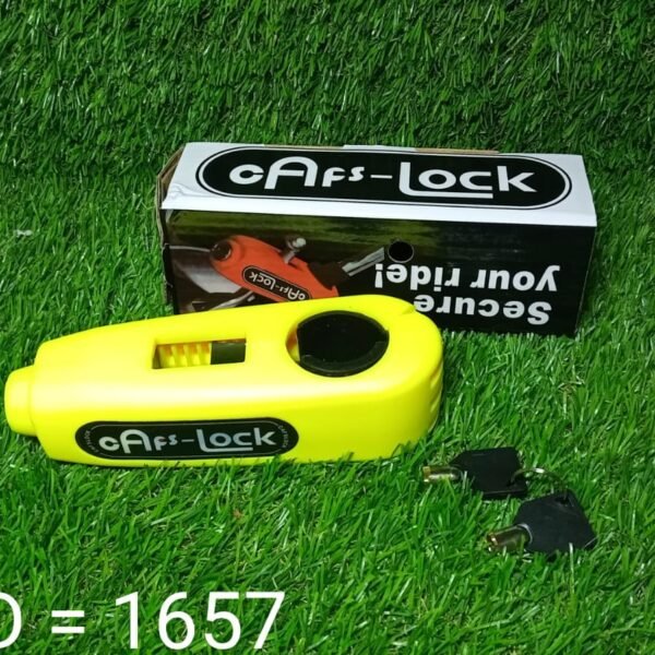 Heavy Duty Bike Brake Lock - Secure Locking System Handlebar and Brake Lever Grip