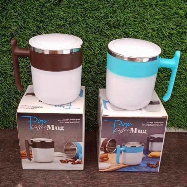 Stainless Steel Insulated Coffee Tea Mug  Cup for Office Home 1 Pc