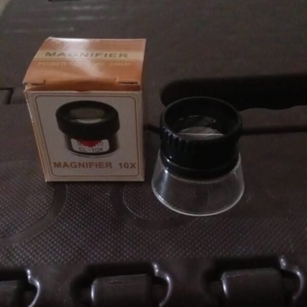 10X Magnifier Glass Repair Watch Magnifying Home, Office, hobby, Craft (1 Pc / 25 MM)