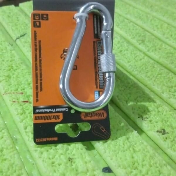 Snap Hook with Screw Stainless Steel Heavy Duty Carabiner Clip (10×100 MM / 1 Pc)