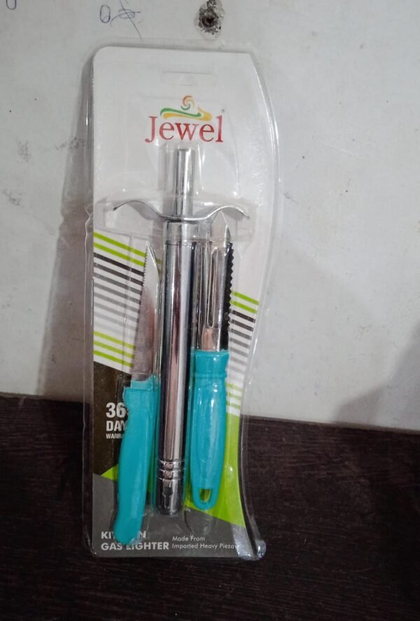 3-in-1 Kitchen Combo with Lighter, Knife and Peeler