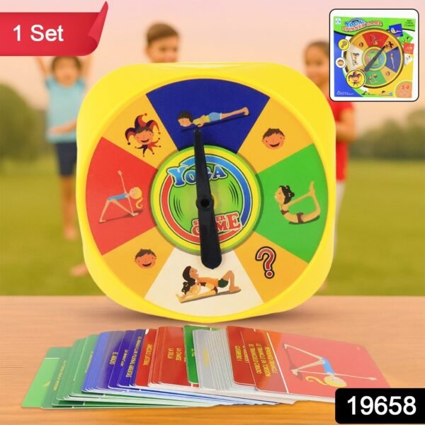 Yoga Spinner Game for Kids and Adults Set