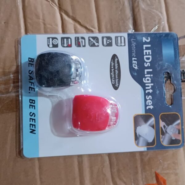 Silicone LED Bike Light Set (2 Pcs Set)