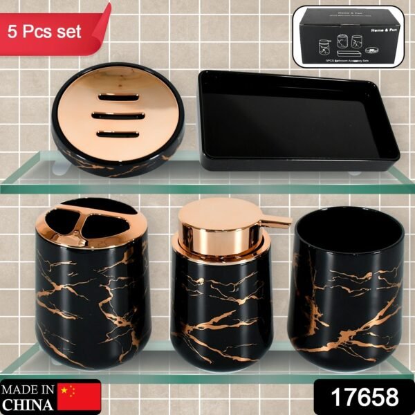 9687b5bc-e0ca-4c71-b0bd-353a98850179.jpg Bathroom Accessory Set Bathroom Decor Premium Quality (5 PCS)