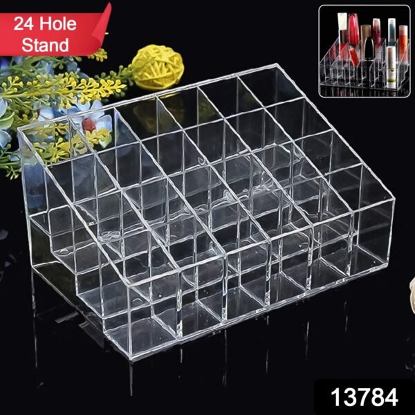 96_75bc572d-eb15-43ce-9fa0-cbd8bd1e0aa0.jpg 24 Hole Stand Trapezoid Holder Makeup Brushes Set Lipstick Holder Case Tools (1 Pc)