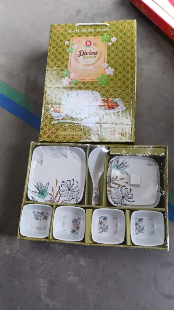 96a8948a-7339-4ae2-994a-d6bd773a1406.jpg Divine lunch Tableware, Dinner Set (11 Pcs Set)