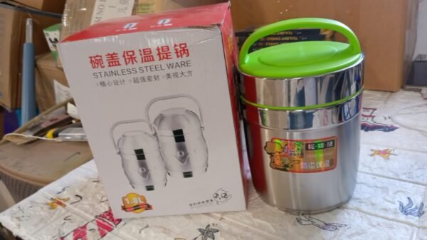 LEAK-PROOF THERMOS FLASK FOR HOT FOOD, VACUUM INSULATED LUNCH BOX (1.8 L)