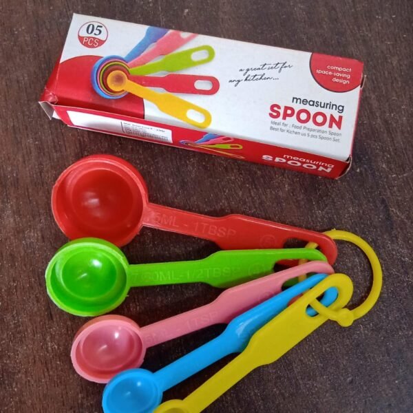 Plastic Measuring Spoons - Set of 5