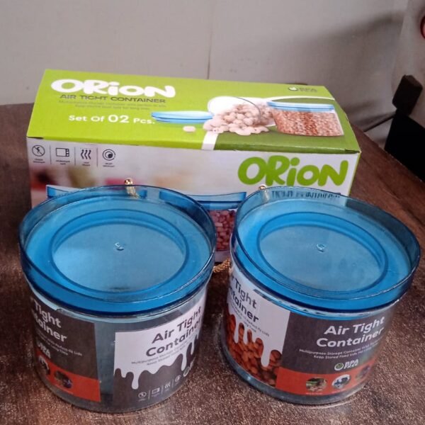 Air Tight & Unbreakable Kitchen Jar Set (2 Pcs Set)