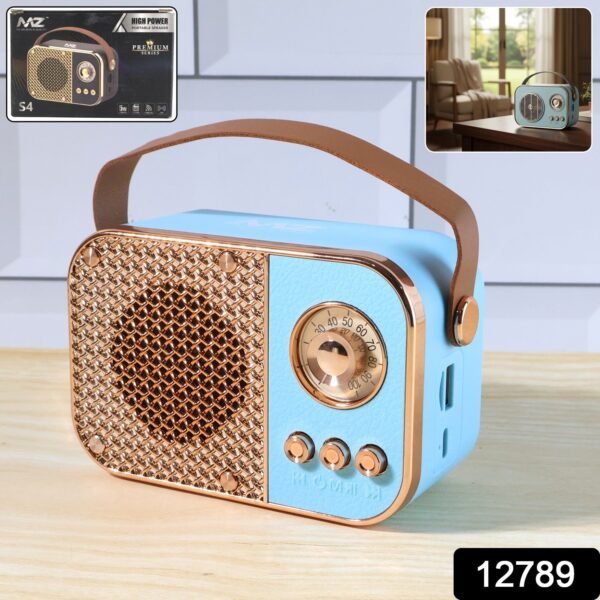 99655b9f-f5d7-4302-8641-43b0ef7adb4c.jpg Vintage Style Wireless Portable Speaker with Retro Radio (1 Pc)