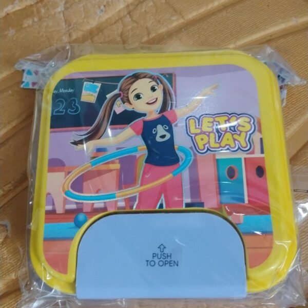 Kids Lunch Box Set with Small Inner Container, Spoon & Fork (1 Pc)