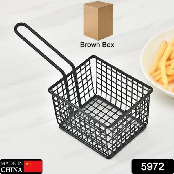 frying baskets for chips Stainless Steel Snack Basket Potato Mesh Strainer Basket