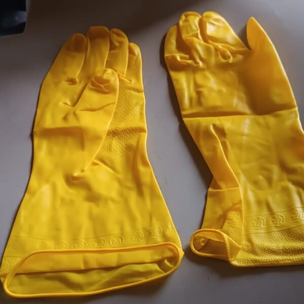 99cae146-ec24-44c6-a3cf-725505efda00.jpg 2 pair med yellow gloves For Cleaning