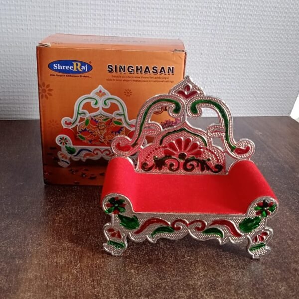 99eaf4fc-ea50-497e-8e6f-b9a6edc4f0aa.jpg Plastic Decorative Small Singhasan for Laddu Gopal, Krishna Ji or Ganesha Idol (1 Pc)