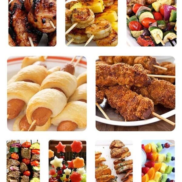 Bamboo Wood Skewer BBQ Sticks