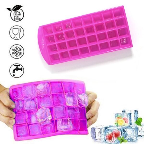 32 Cavity Ice Tray For Making And Creating Ice Cubes Easily.