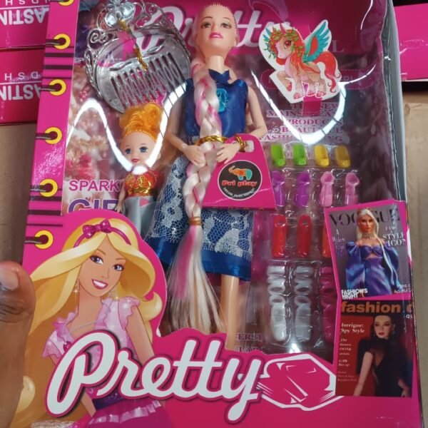 Fashion Doll with Baby Accessories Set (Mix Design)