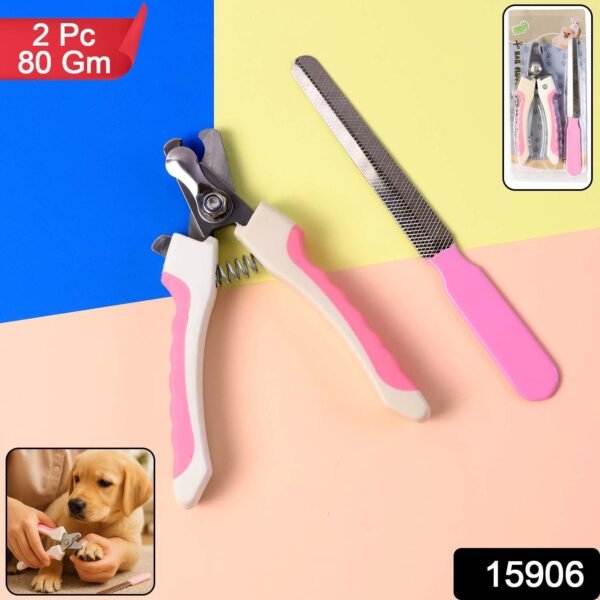 Professional Pet Nail Clipper and File (2 Pc Set)