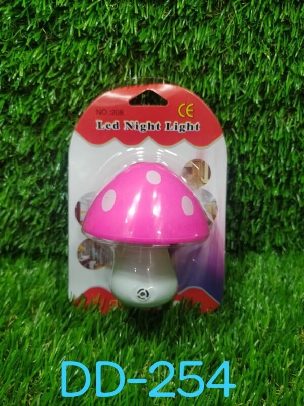 9a9625f2-9b19-4ea1-aeef-aef890e15e6c.jpg Automatic Night Sensor Mushroom Lamp (0.2 watt, Multicolour)