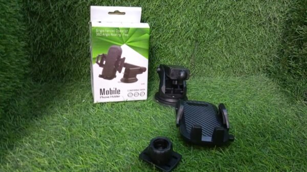 Car Dashboard Mobile Phone Holder – 3-in-1 Adjustable Smartphone Mount