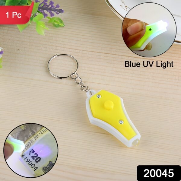 9b02ecf4-ba59-4085-9956-3f99ae1c6e87.jpg Mini LED Keychain UV Light with Blue Light (1 Pc)