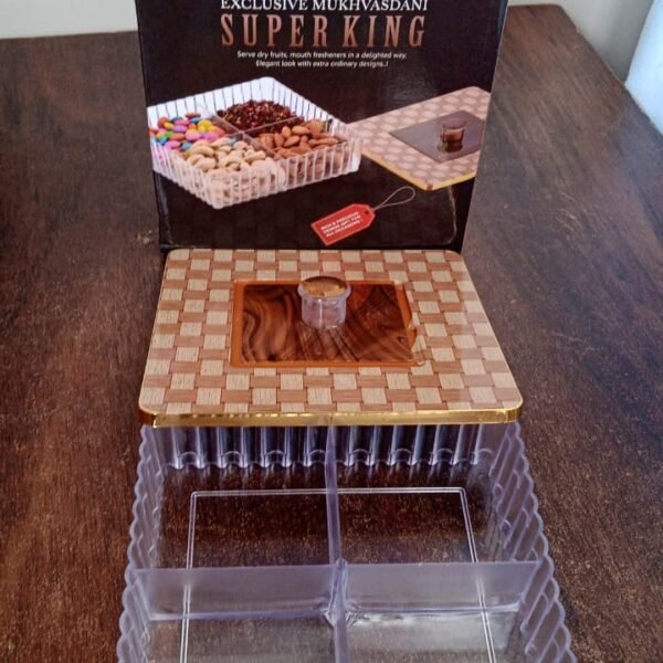 9b52a76f-381a-4ab6-816a-16984e7581ec.jpg Plastic Super King Exclusive Mukhavasdani Dry Fruit boxes (1 Pc)
