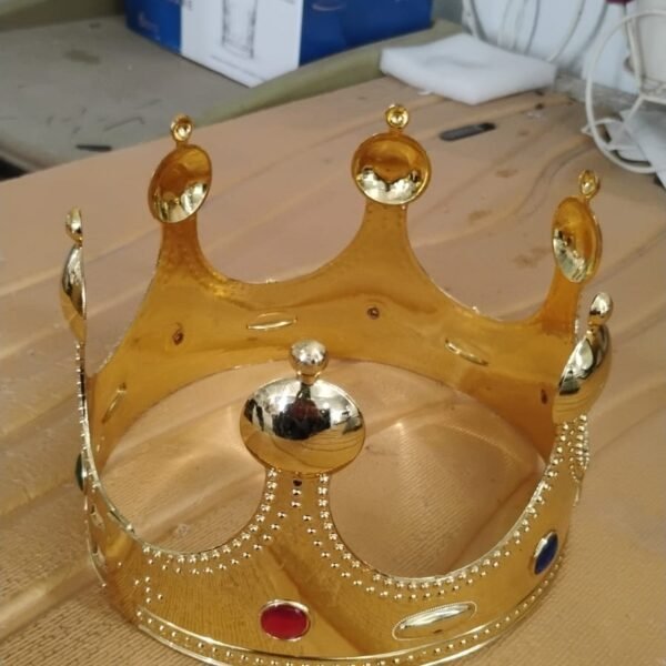 Royal Crown with Colored Gems (1 Pc / Mix Color)