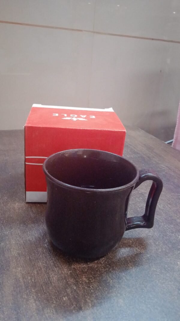 9bde5990-7011-4ba4-b49f-cdfaca63a190.jpg Premium Plastic Coffee / Tea Cups / Mug with Handle (1 Pc / With Color Box / Black)