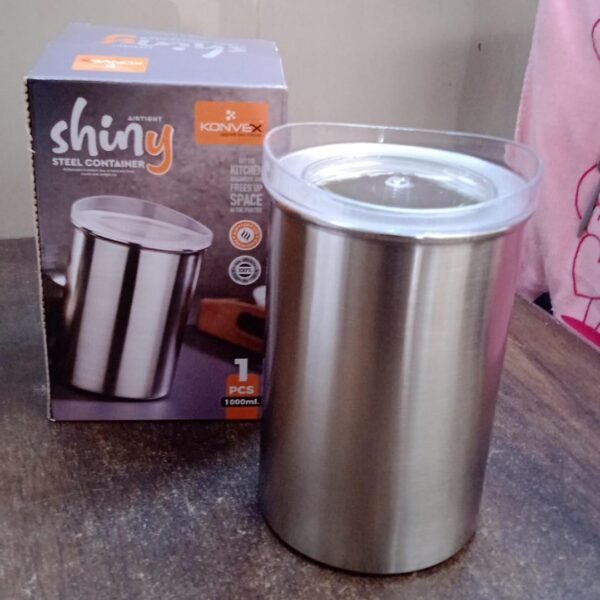 Stainless Steel Airtight Containers with See Through Lid (1 Pc / 1000 ML)