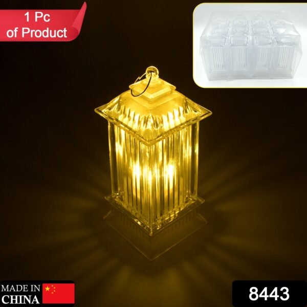 Lantern Shape LED Crystal Lamp for Festive & Holiday Decoration