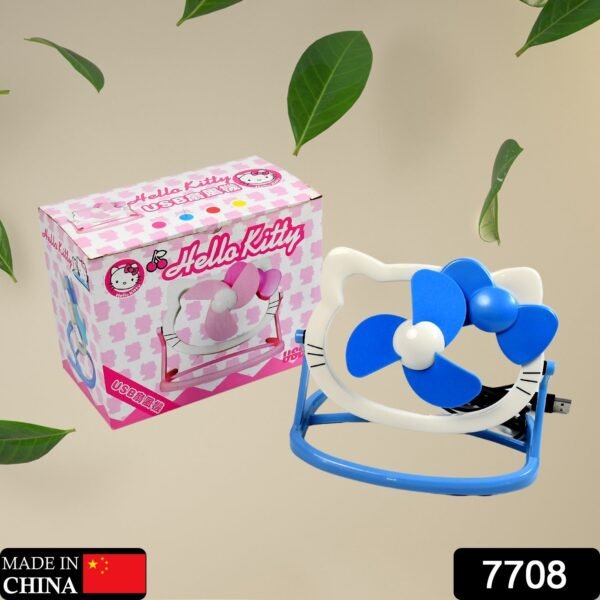 USB Mini Fan: Cute, Quiet & Portable Desk Buddy (Battery Not Included)