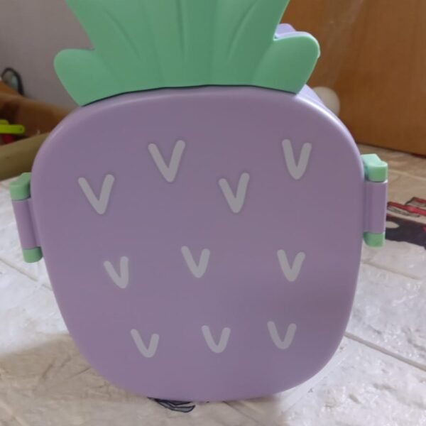 Pineapple Shaped Lunch Box with Compartments for Kids School Meals