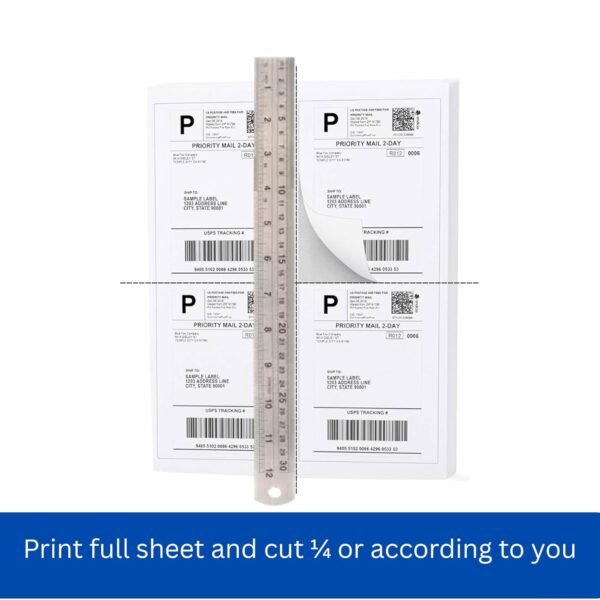Oddy Self-Adhesive Label Sheets – A4 Full-Sheet Labels (100 Sheet)