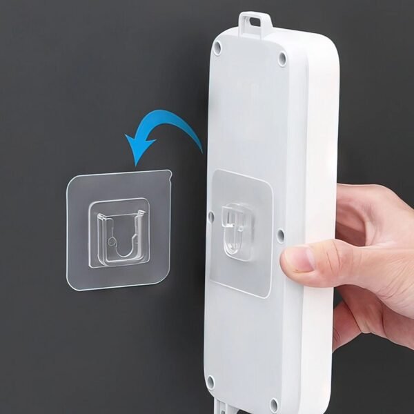 Adhesive-Wall-Hook-02.jpg Premium Transparent Wall Hook Sticker (1 Pc)